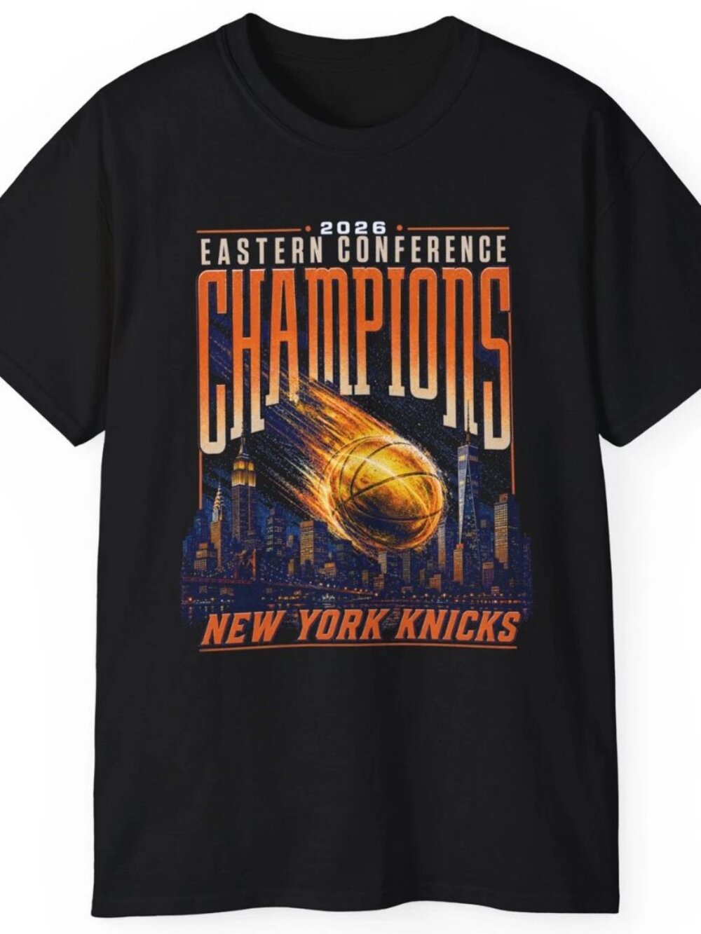 New York Knicks Eastern Conference Champions Basketball Tee